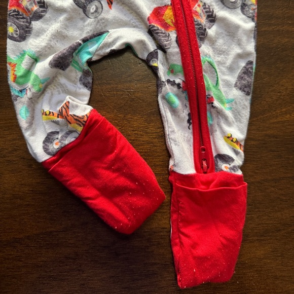 Birdie bean bamboo sleeper footie - Picture 2 of 2